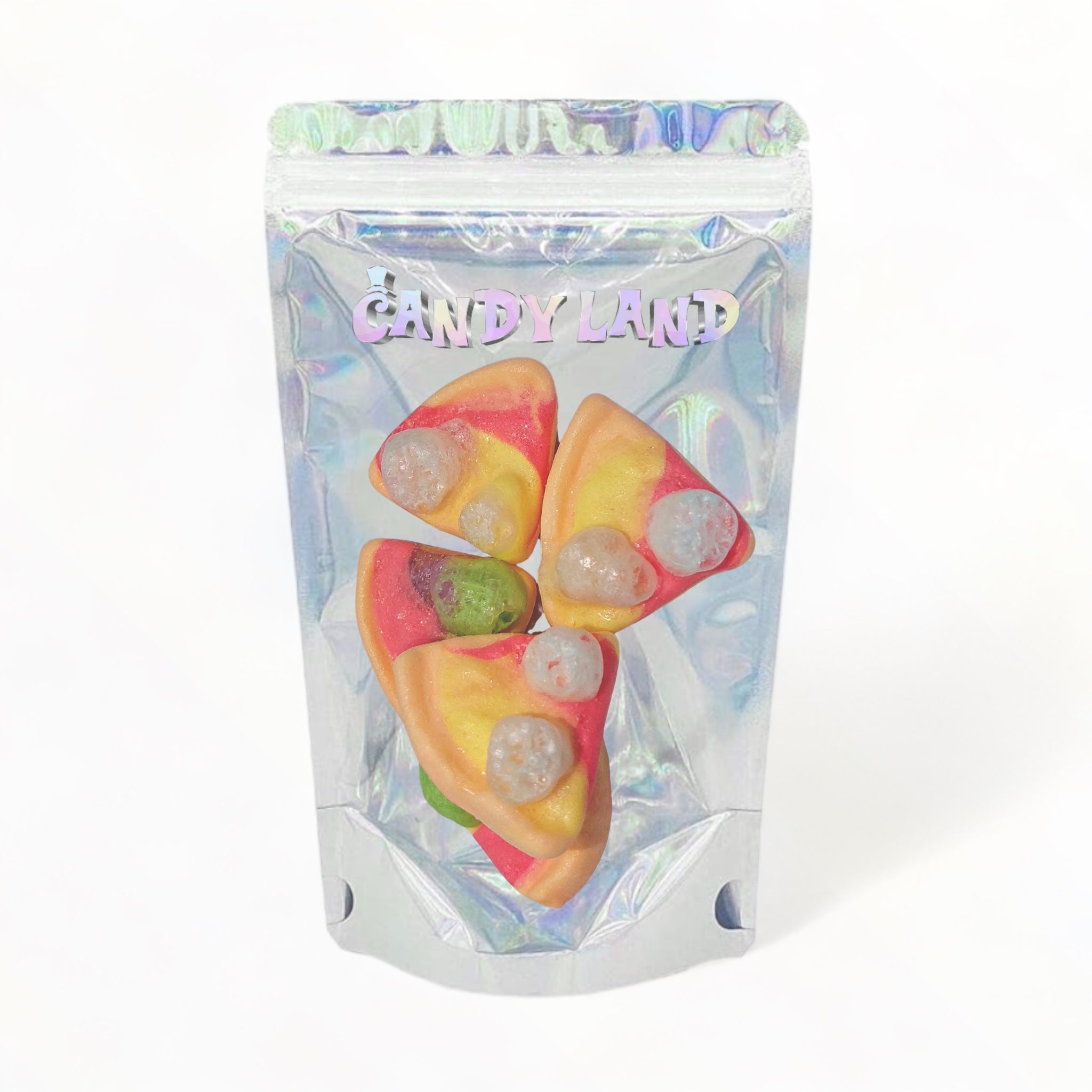 Freeze Dried Candy Gummy Pizza Slices